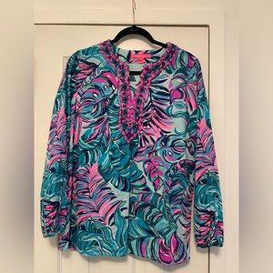 EUC Lilly Pulitzer Coretta Tunic Top